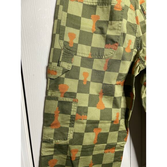 Urban Outfitters BDG Checkered Chessboard Cargo Carpenter Pants Size 24 - Picture 7 of 10